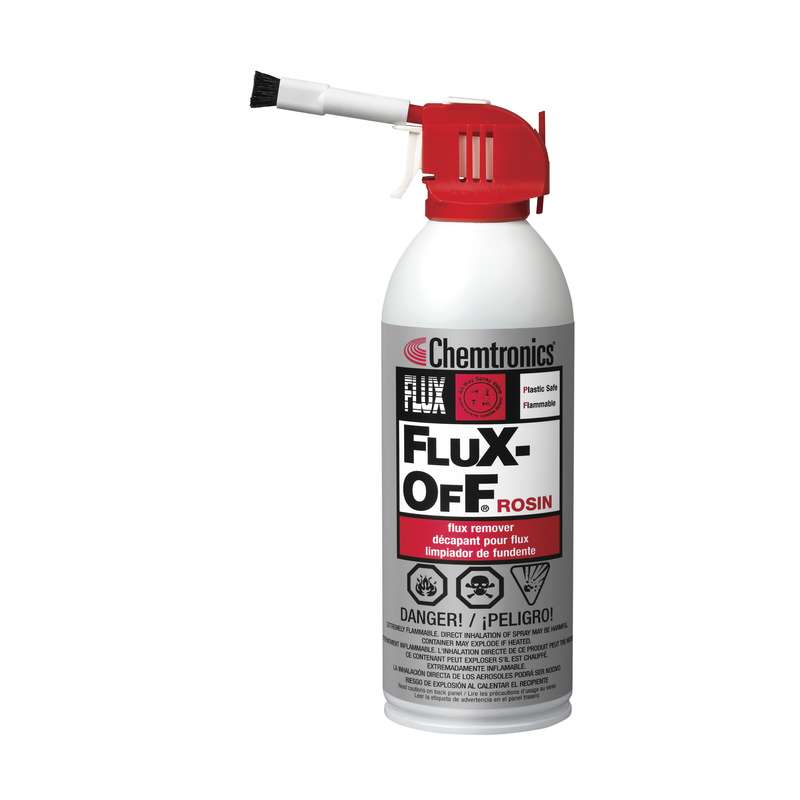 Flux-Off® Rosin Flux Remover with BrushClean™ System, 10oz Aerosol